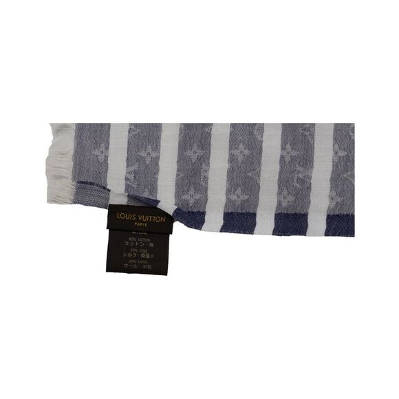 Louis Vuitton Monogram Stripe Scarf - '10s